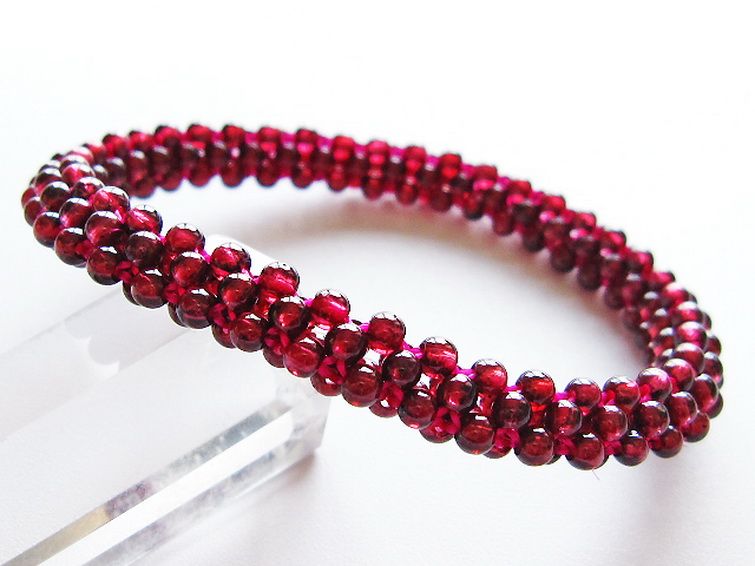ガーネット ブレスレット 8mm [t87-14871] 1枚目