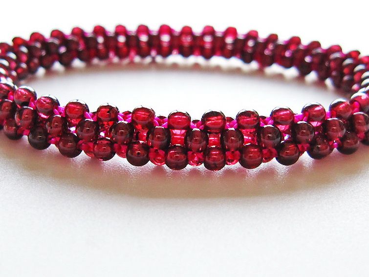 ガーネット ブレスレット 8mm [T87-14880] 3枚目