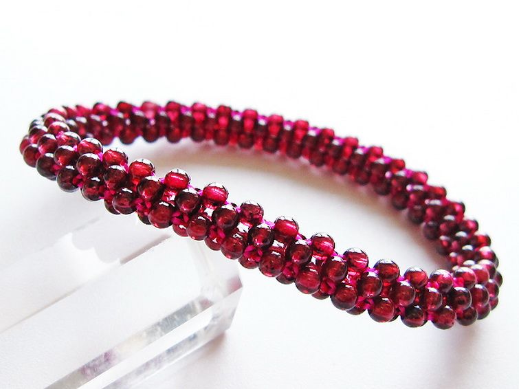 ガーネット ブレスレット 8mm [t87-14882] 1枚目