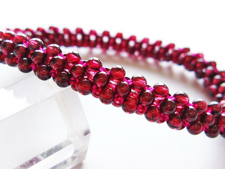 ガーネット ブレスレット 8mm [T87-14883] 2枚目