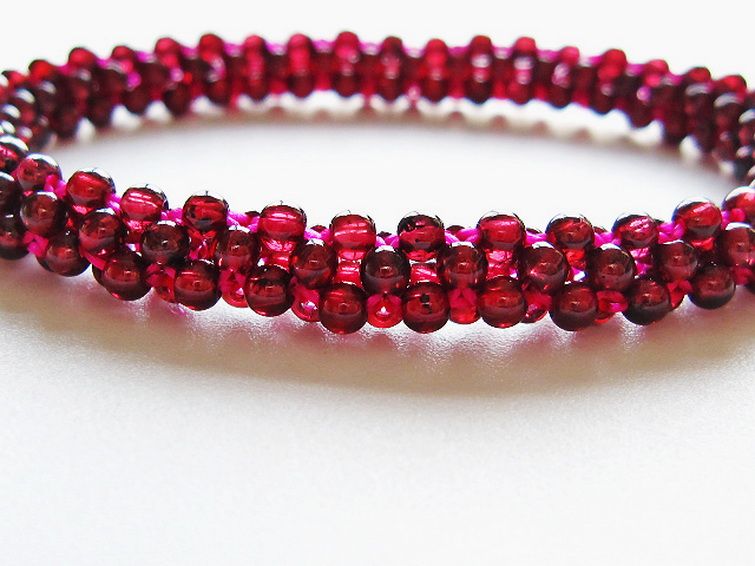 ガーネット ブレスレット 8mm [T87-14890] 3枚目