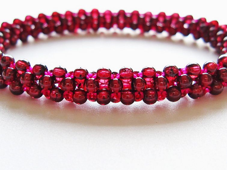ガーネット ブレスレット 8mm [T87-14894] 3枚目