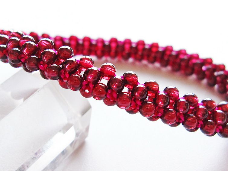 ガーネット ブレスレット 8mm [T87-14897] 2枚目