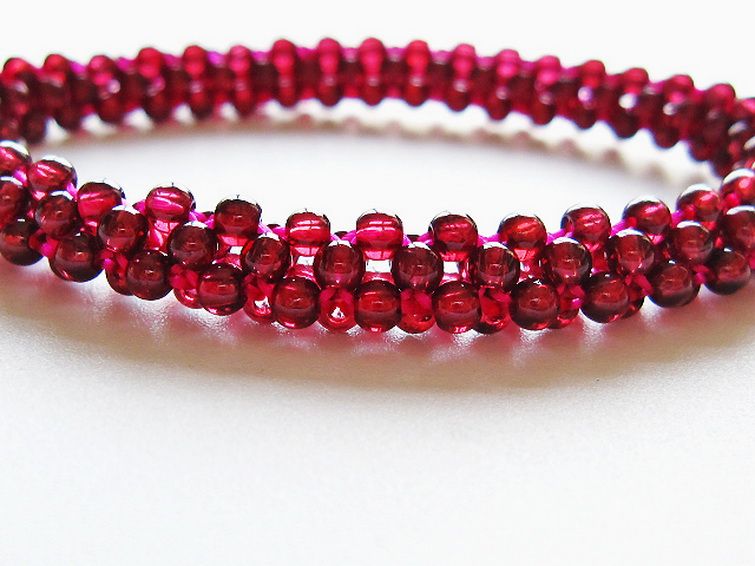 ガーネット ブレスレット 8mm [T87-14897] 3枚目