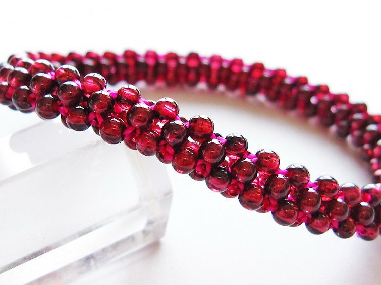 ガーネット ブレスレット 8mm [T87-14899] 2枚目