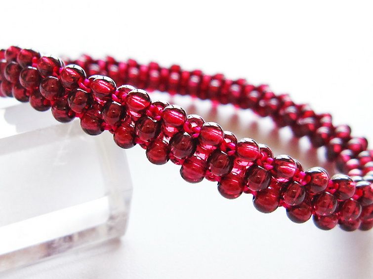 ガーネット ブレスレット 8mm [T87-14908] 2枚目