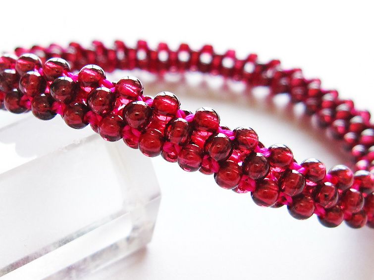 ガーネット ブレスレット 8mm [T87-14909] 2枚目