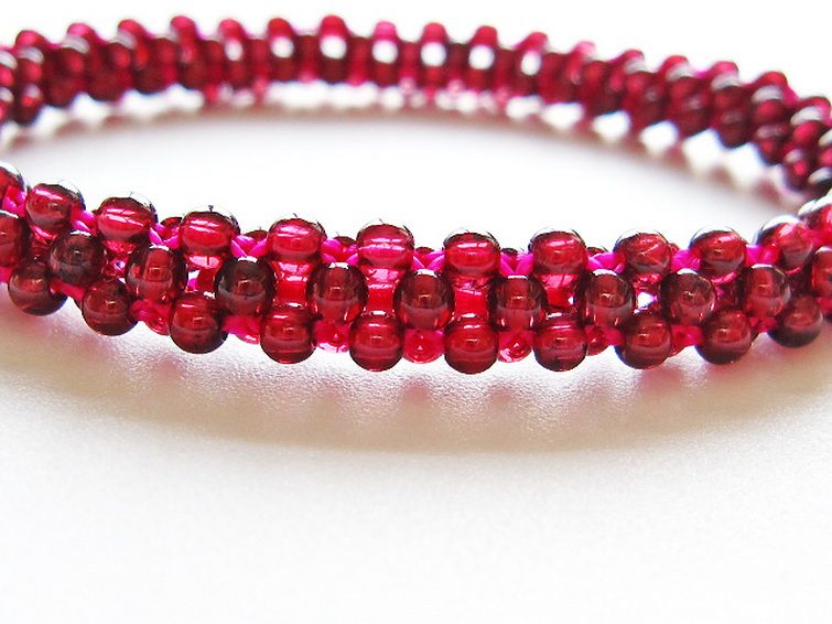 ガーネット ブレスレット 8mm [T87-14909] 3枚目