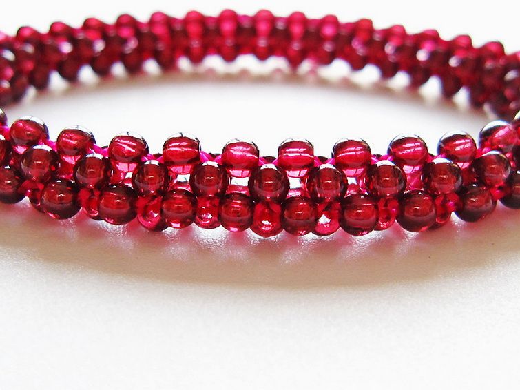ガーネット ブレスレット 8mm [T87-14910] 3枚目