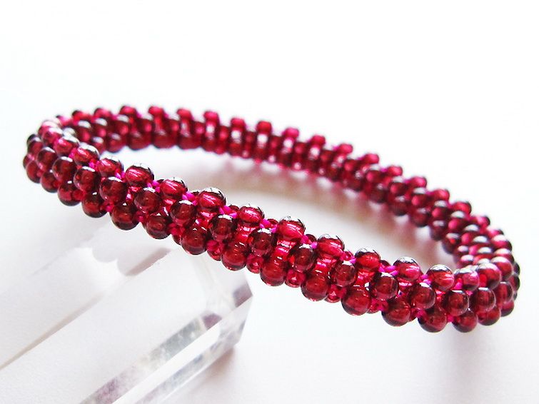 ガーネット ブレスレット 8mm [T87-14911] 1枚目