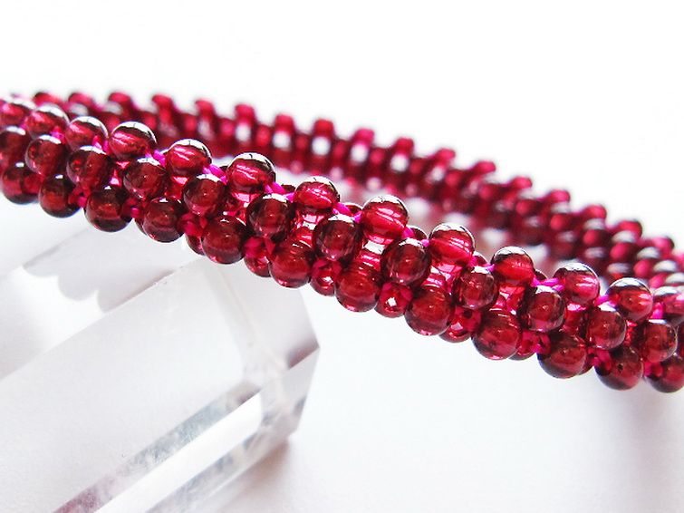 ガーネット ブレスレット 8mm [T87-14911] 2枚目