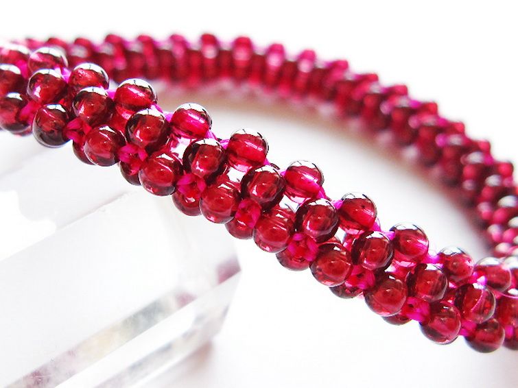 ガーネット ブレスレット 8mm [T87-14912] 2枚目