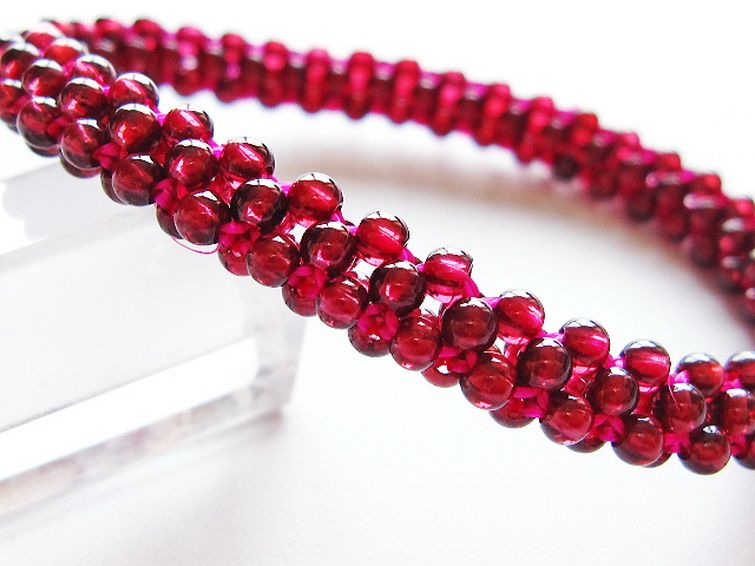 ガーネット ブレスレット 8mm [T87-14914] 2枚目