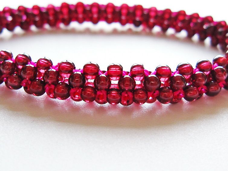 ガーネット ブレスレット 8mm [T87-14914] 3枚目