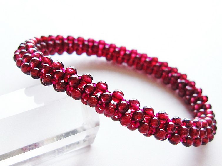 ガーネット ブレスレット 8mm [T87-14916] 1枚目