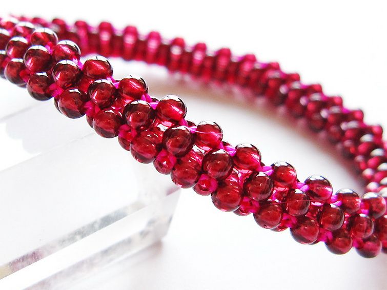ガーネット ブレスレット 8mm [T87-14918] 2枚目