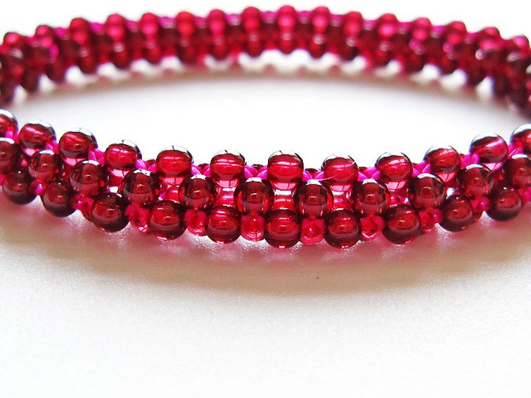 ガーネット ブレスレット 8mm [T87-14918] 3枚目