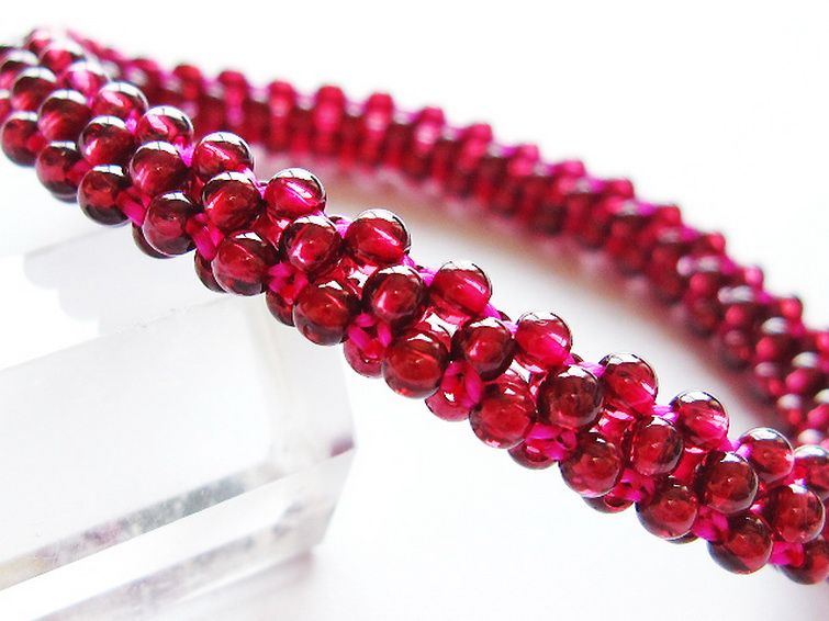 ガーネット ブレスレット 8mm [T87-14919] 2枚目