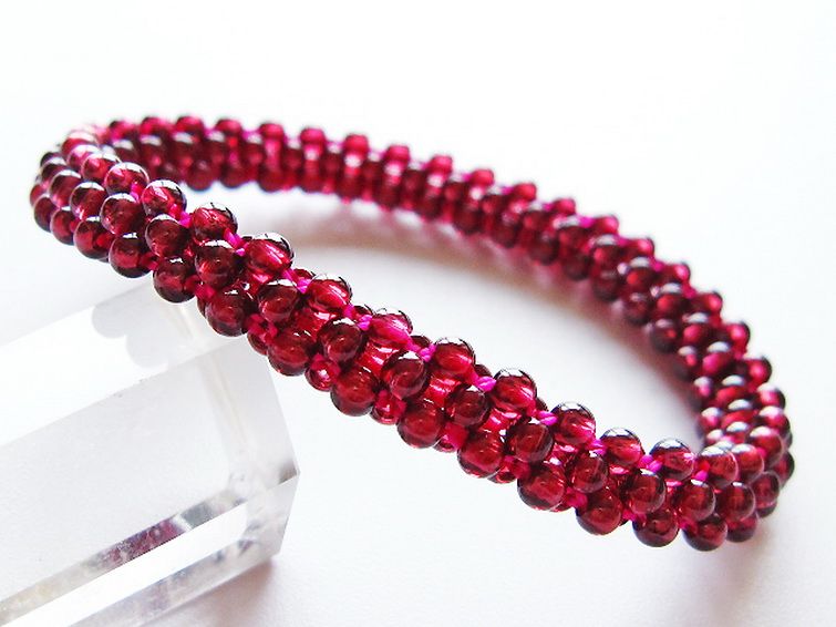 ガーネット ブレスレット 8mm [T87-14920] 1枚目