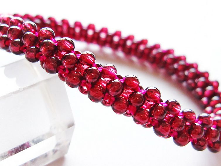 ガーネット ブレスレット 8mm [T87-14920] 2枚目