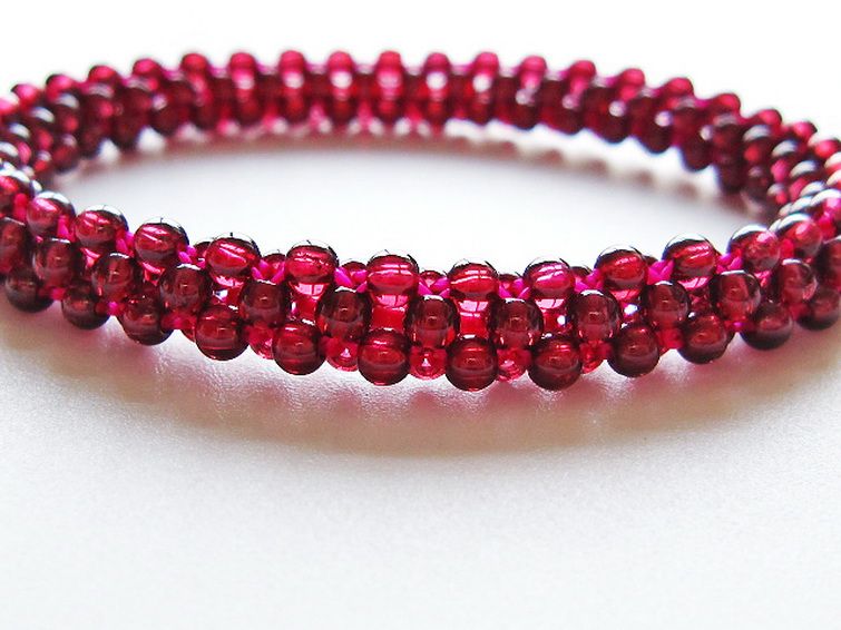 ガーネット ブレスレット 8mm [T87-14920] 3枚目