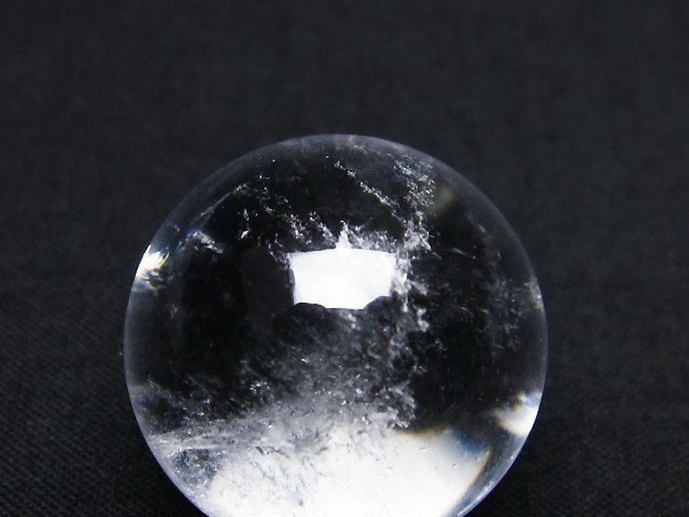 ヒマラヤ水晶 丸玉 23mm [t91-7101] 2枚目