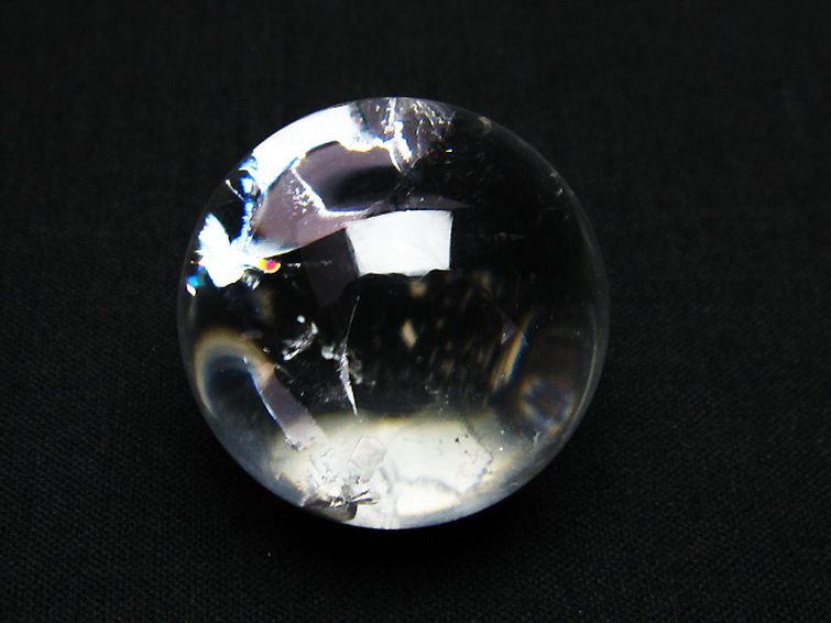 ヒマラヤ水晶 丸玉 25mm [t91-7981] 1枚目