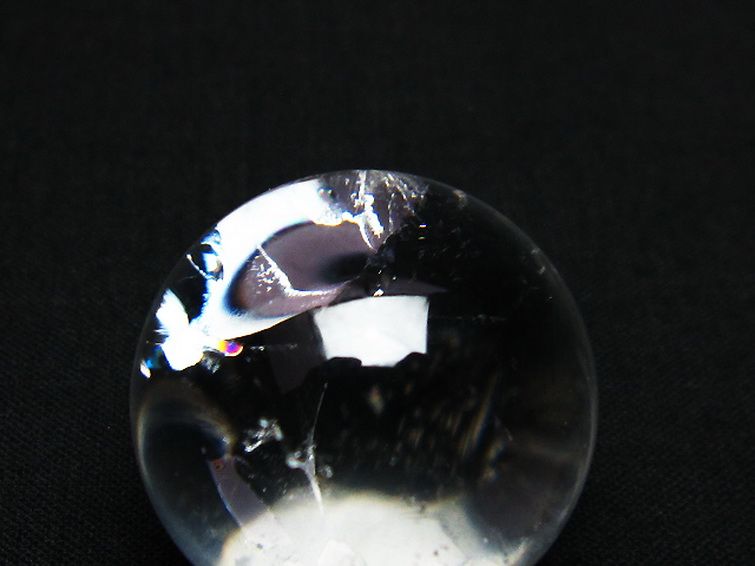 ヒマラヤ水晶 丸玉 25mm [t91-7981] 2枚目