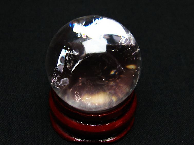 ヒマラヤ水晶 丸玉 25mm [t91-7981] 3枚目