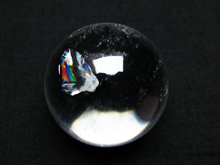 ヒマラヤ水晶 丸玉 25mm [T91-7993] 1枚目