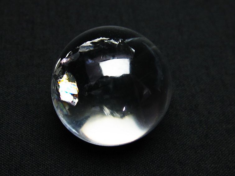 ヒマラヤ水晶 丸玉 23mm [t91-8039] 1枚目