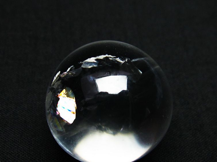 ヒマラヤ水晶 丸玉 23mm [t91-8039] 2枚目