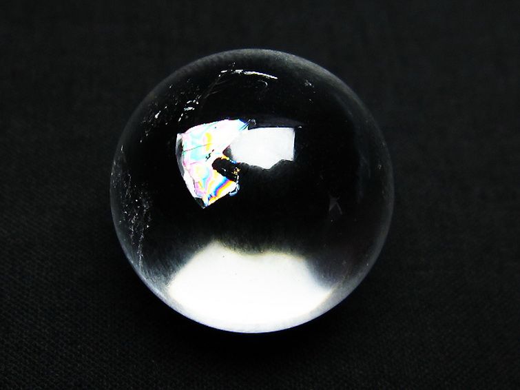 ヒマラヤ水晶 丸玉 23mm [t91-8050] 1枚目