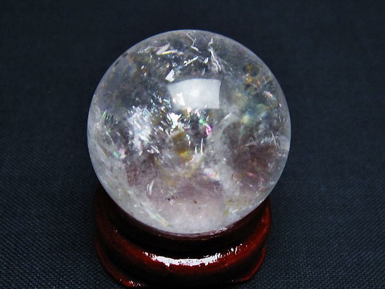 ヒマラヤ水晶 丸玉 26mm [t91-8806] 3枚目