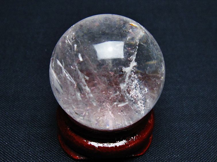 ヒマラヤ水晶 丸玉 27mm [t91-8825] 3枚目
