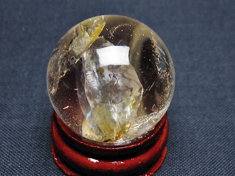 ヒマラヤ水晶 丸玉 25mm [t91-8873] 3枚目