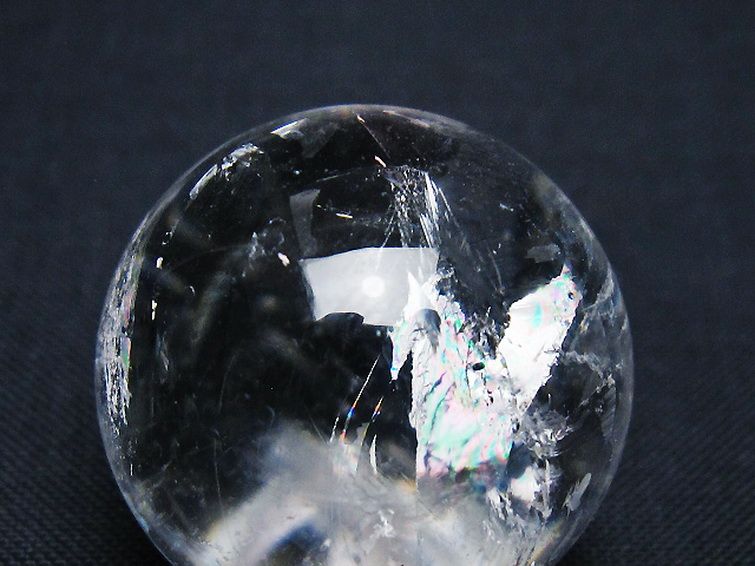 ヒマラヤ水晶 丸玉 27mm [T91-8885] 2枚目