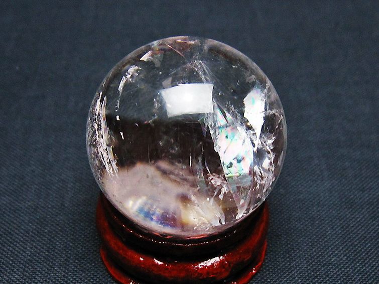 ヒマラヤ水晶 丸玉 27mm [T91-8885] 3枚目