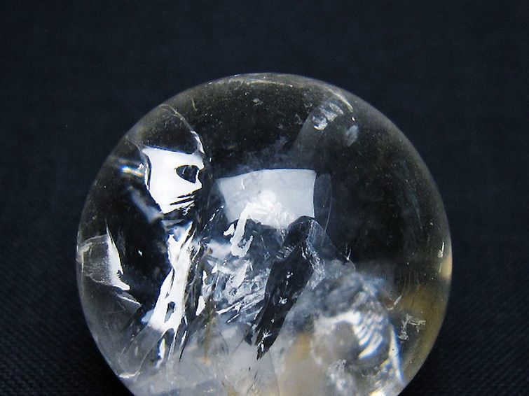 ヒマラヤ水晶 丸玉 27mm [T91-8886] 2枚目