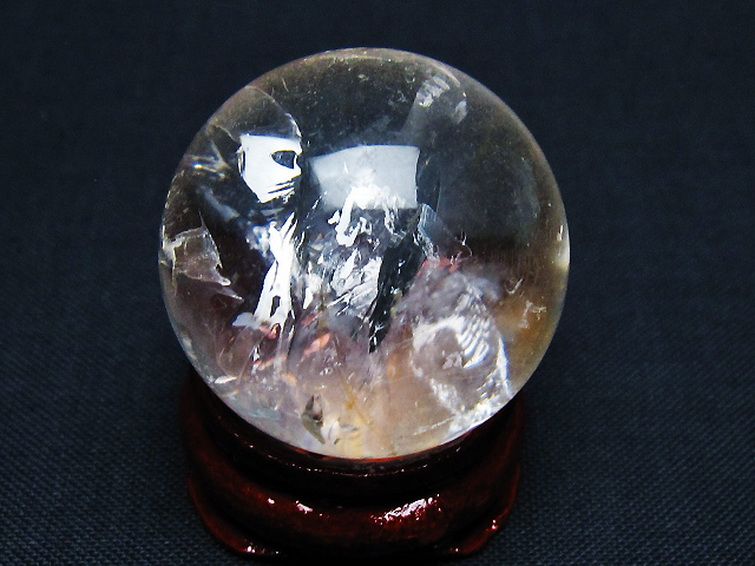 ヒマラヤ水晶 丸玉 27mm [T91-8886] 3枚目