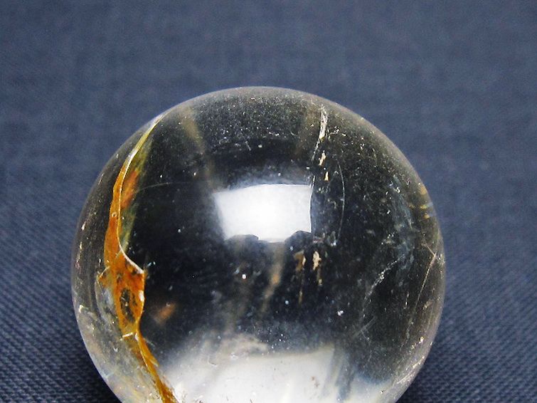 ヒマラヤ水晶 丸玉 27mm [T91-8888] 2枚目