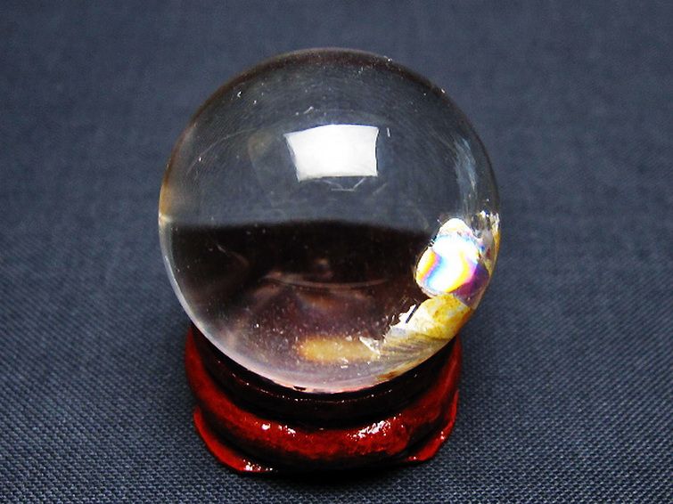 ヒマラヤ水晶 丸玉 28mm [T91-8889] 3枚目