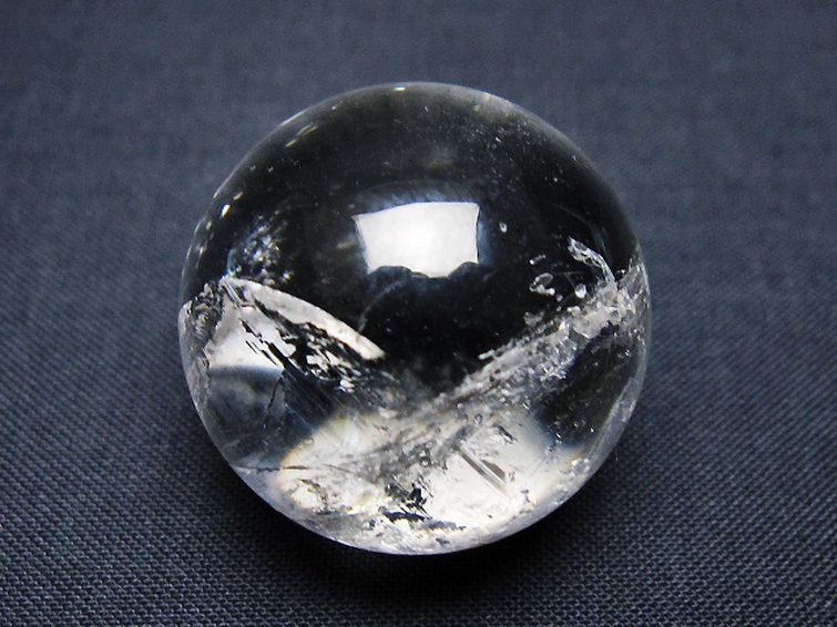 ヒマラヤ水晶 丸玉 29mm [T91-8892] 3枚目