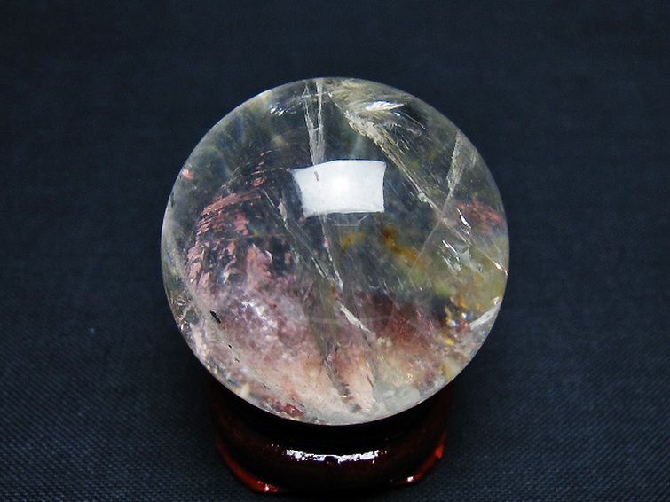 ヒマラヤ水晶 丸玉 32mm [T91-9027] 3枚目