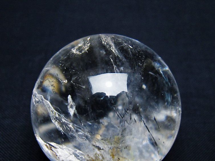 ヒマラヤ水晶 丸玉 35mm [T91-9046] 2枚目