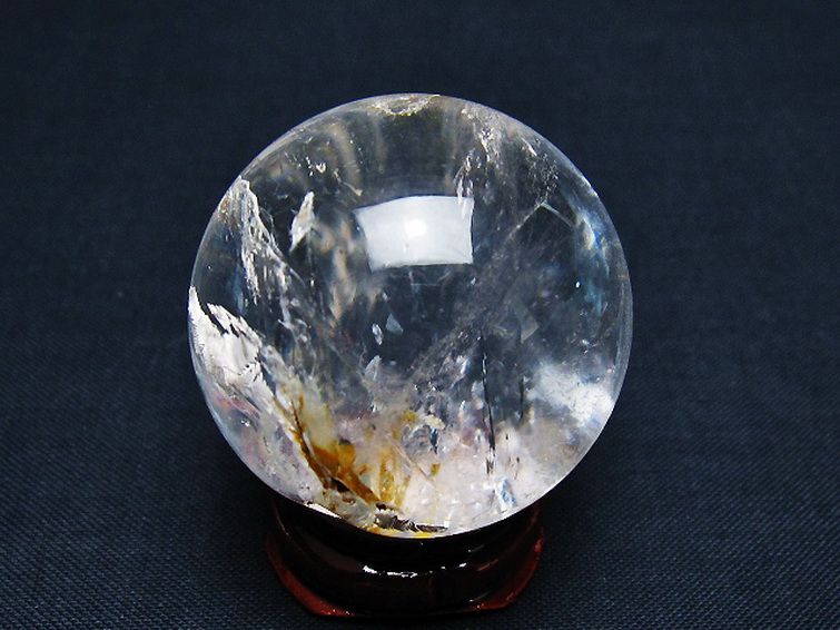 ヒマラヤ水晶 丸玉 35mm [T91-9046] 3枚目