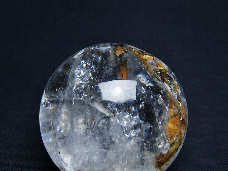ヒマラヤ水晶 丸玉 36mm [T91-9054] 2枚目