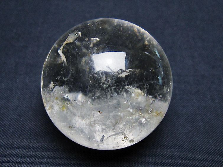 ヒマラヤ水晶 丸玉 35mm [T91-9066] 1枚目