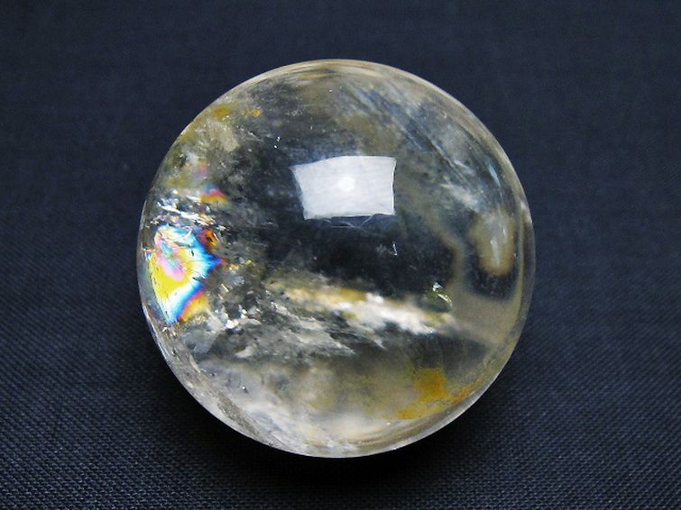 ヒマラヤ水晶 丸玉 35mm [T91-9067] 1枚目