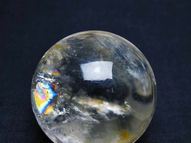 ヒマラヤ水晶 丸玉 35mm [T91-9067] 2枚目